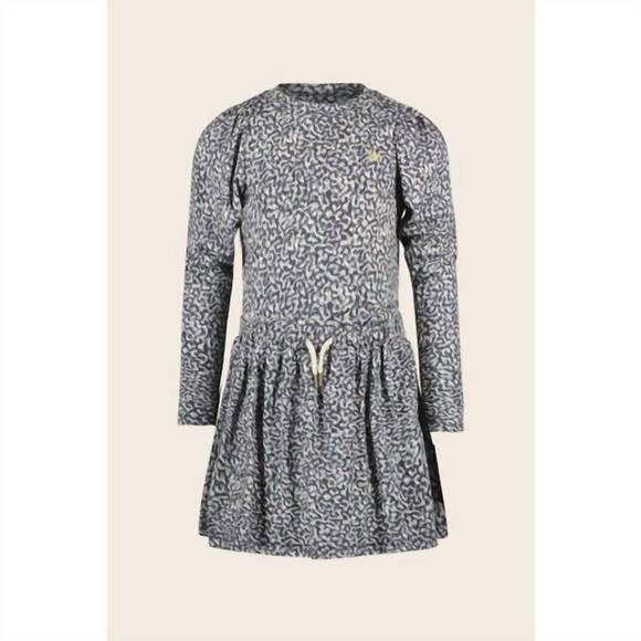 NEW LIKE FLO women velour leopard dress in widow maze - Picture 1 of 3